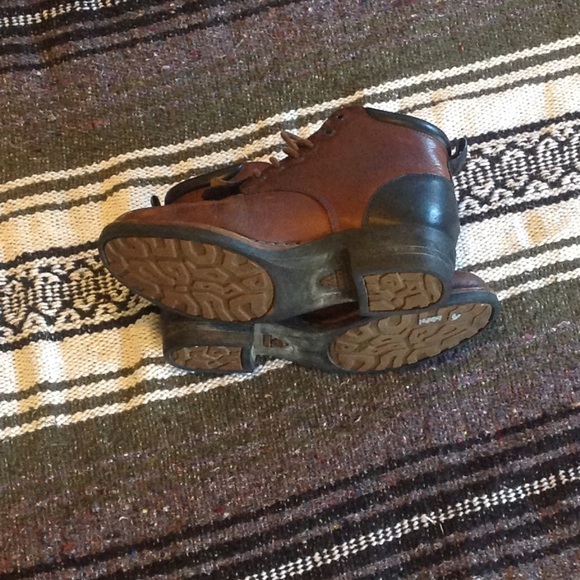 Rocky Western Lace up Cuffed Ankle Boot-Sz 6.5 MW - Picture 3 of 4